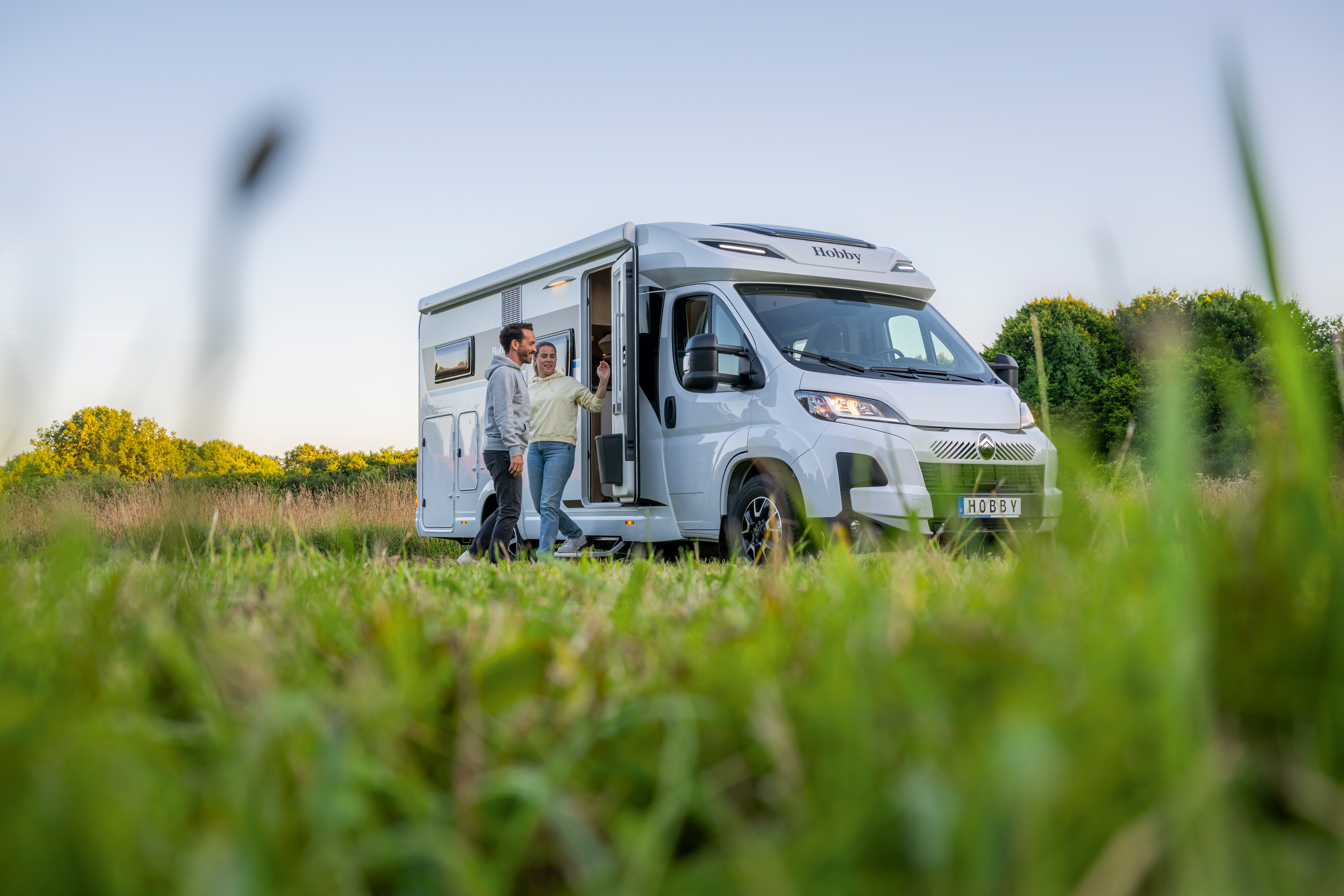 Hobby Ontour C 680 GE in der Landschaft